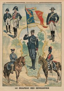 De vlag van de Gendarmes, voorpagina illustratie uit 